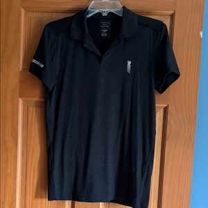 American Eagle Outfitters Black Polo Shirt